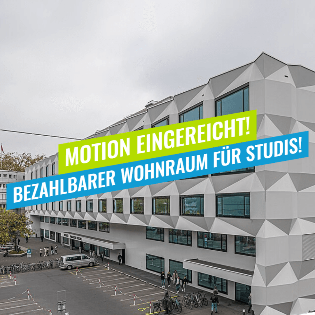 Motion: Förderung von zahlbarem studentischem Wohnraum